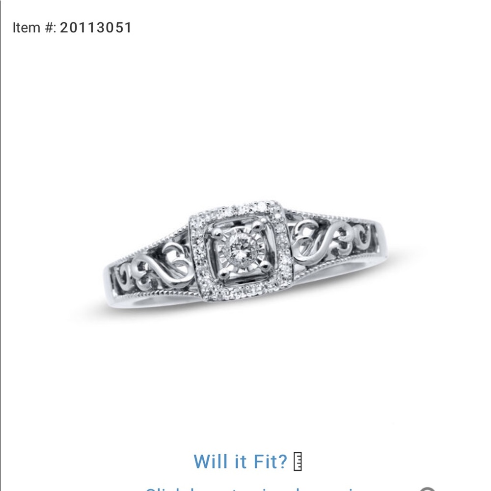 Promise ring & necklace set